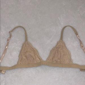 Brandy Melville Nude Lace Bralette